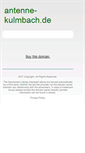 Mobile Screenshot of antenne-kulmbach.de